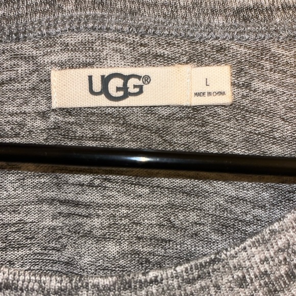 Ugg Large Gray Quincy side tie sweater - Picture 2 of 3